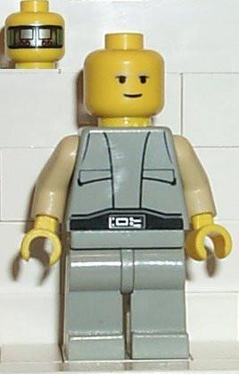 LEGO Minifigure -- Lobot-Star Wars / Star Wars Episode 4/5/6 -- SW049 -- Creative Brick Builders